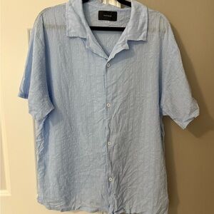 PacSun Light Blue Men's Shirt